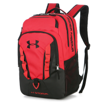 TOP☆Under Armor_UA sports and leisure mens student school bag double computer bag backpack women travel fitness bag