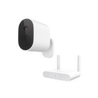 Xiaomi Official - กล้องวงจรปิดนอกบ้าน Mi Wireless Outdoor Camera with Bluetooth Hub Set  - 1080p / 130° / 2-Way Calling / IP65 Dustproof &amp; Water Proof / Infrared Night Vision / AI Human Detection / Google &amp; Alexa Linkage