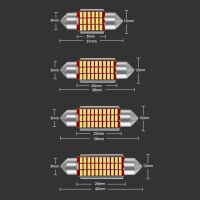 1Pc C5W LED C10W 31mm 36mm 39mm 42mm Festoon LED CANBUS Car Inteiror Bulb Dome Light Reading Map Lamp License Plate Lights 12V