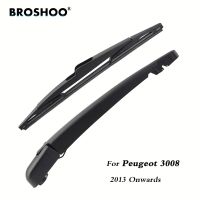 BROSHOO รถใบปัดน้ำฝนด้านหลังกลับแขนปัดน้ำฝนกระจกหน้าสำหรับเปอโยต์3008 Hatchback (2013เป็นต้นไป) 305มิลลิเมตรจัดแต่งทรงผม