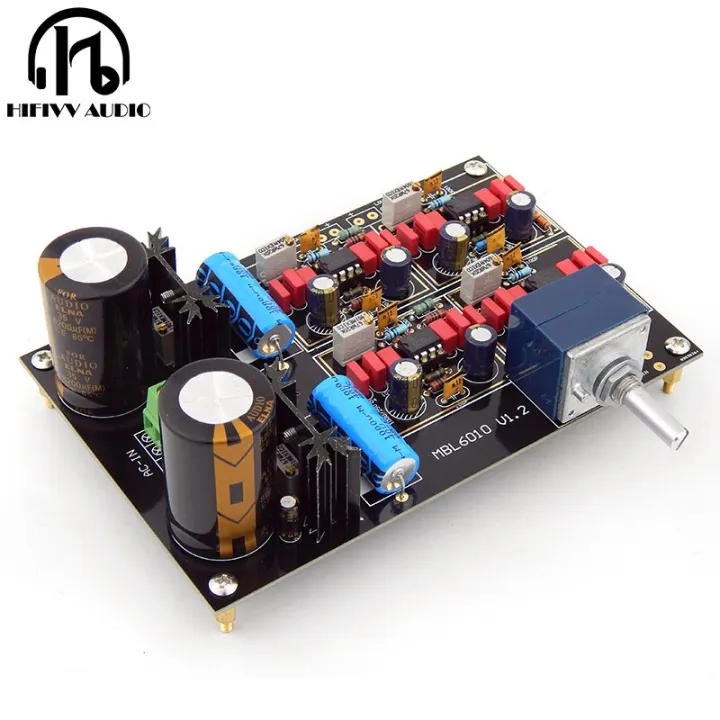 HIFI Preamplifier Of JRC5534 Op Amp High End Customized MBL6010D TOP Black Edition MBL6010