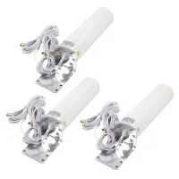 3X WiFi Antenna 4G LTE Antena SMA 12DBi Omni Antenne Male 5M Dual Cable 2.4GHz for B315 E8372 E3372 Routers SMA Male