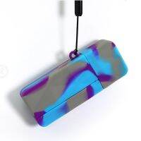 Morris8 2023 New Hot In/Outdoor Product Wholesale 420 Portable Silicone Hitter Pipe box With Dabber Tool And Lanyard.