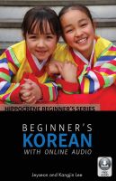 หนังสืออังกฤษใหม่ Beginners Korean with Online Audio [Paperback]