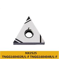 【☸2023 New☸】 luaozhan Tnmg Tngg Tngg160402r Tnmg1604/Tngg160404r/Tngg160402l/Tngg160402l-F Cnc Nx2525เกรด Cermet ใส่คาร์ไบด์ใช้ Mtjnl/mtjnr