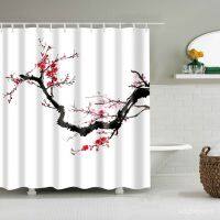 Dafield Japanese Shower Curtain  with Hooks Asian Chinese Japan Colorful Fish 3D Culture Design Waterproof Polyester