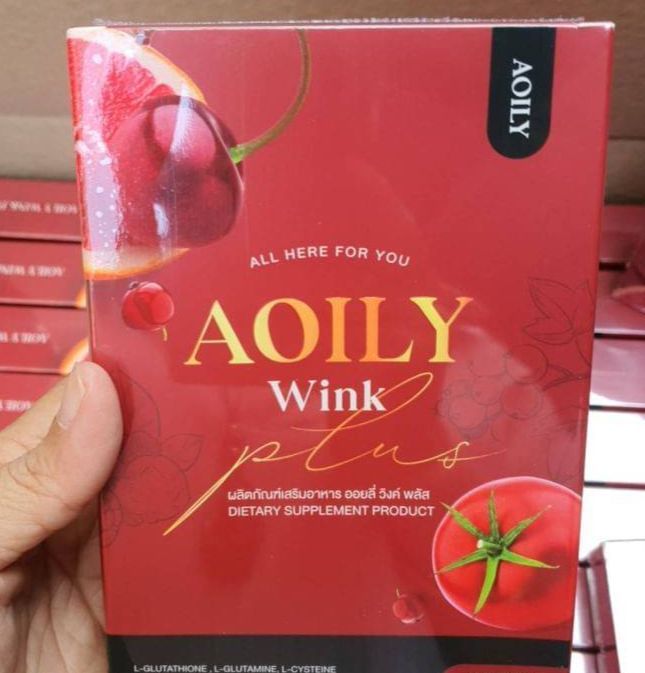 ออยลี่-วิงค์-พลัส-aoily-wink-plus-ผลิตภัณฑ์เสริมอาหารบำรุงผิว-1-กล่อง-มี-30-เม็ด