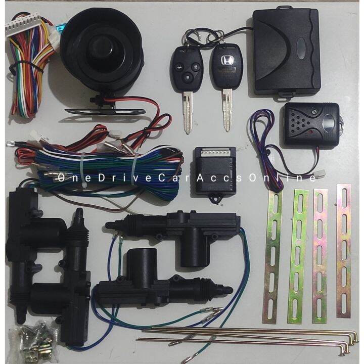 Viking Car Alarm with Central Lock for Honda VK16♬ Lazada PH