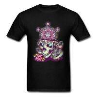 Hallowmas Christmas Mens Popular T Shirts Flower of Life Skull Variant Hiphop Gothic Men Top T-shirts Band Rock Metal Tshirts 55UO  4297