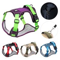 【FCL】✉ Layers Handle Dog Harness No Pull Designed for Large Medium Reflective Djustable