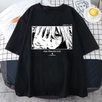 อนิเมะ Violet Evergarden ผู้ชาย เสื้อยืดกราฟิก unisex น่ารักมังงะเสื้อยืดฮาราจูกุ เสื้อยืดลายฤดูร้อน S-5XL