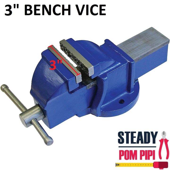 3 (75MM) EXTRA HEAVY DUTY TABLE BENCH VICE | Lazada