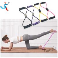 【hot sale】✠ C04 Yoga Resistance Band Arm Back Chest Stretch Expander Body Stretch Home Office Small Exercise Equipment Fitness