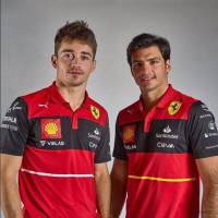 เสื้อยืดโปโล แขนสั้น ลําลอง ลายทีม F1 Scuderia Ferrari พลัสไซซ์ สําหรับผู้ชาย และผู้หญิง 2022