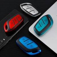 TPU Leather Car Smart Key Cover Case Holder Bag Keychain for Roewe RX5 I5 I6 RX3 RX8 ERX5 for MG ZS EV MG6 EZS Protector Key Chains