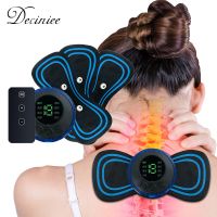 ZZOOI EMS Mini Electric Massager Stimulator Muscle Pain Relief Neck Back Leg Health Care Relaxation Tools Cervical Portable Massage