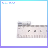 Feibe Befei ฐานเสียบสำหรับการยิงธนูอะลูมิเนียมสีเงินขนาด12X6.2มม. สำหรับฝึกปฏิบัติเพลาลูกศร