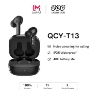 QCY T13 หูฟังบลูทูธ หูฟัง Bluetooth V5.1 HIFI Wireless Earbuds TWS Touch Control 4 Microphones Built-in หูฟังบลูธูท ตัดเสียงรบกวน 40 Hours Battery Life Quick Charge 5V 2.1A