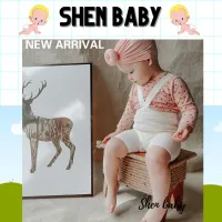 Quần tất yếm đùi bản thu xuân phong cách hàn quốc dễ thương cho bé QA44 Shen Baby