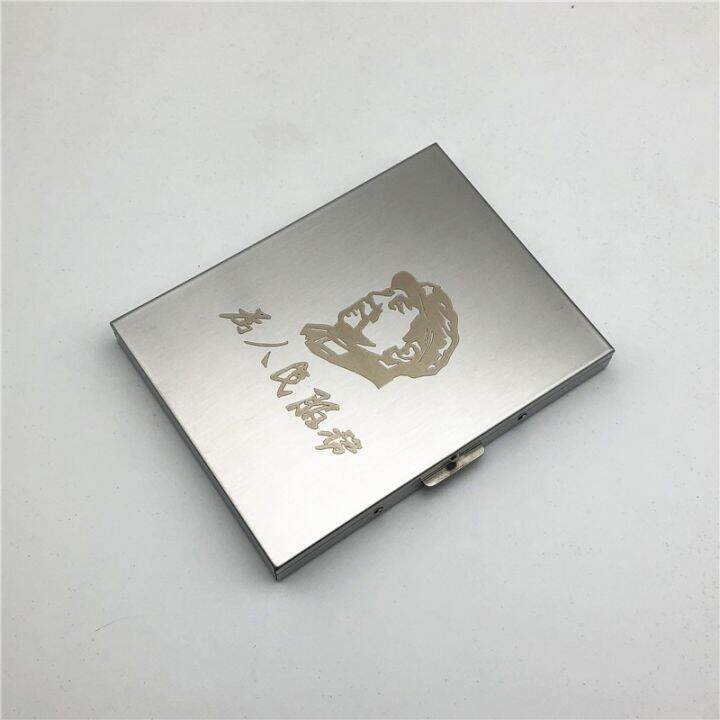 alalinong-chairman-mao-stainless-steel-cigarette-case-ultra-thin-metal-universal-cigarette-box-wire-drawing-process-smoking-box