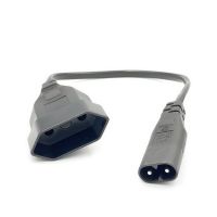 IEC320 C8 Male to Europe Schoko CEE7/16 Outlet Female socket Power Extension Cable For PDU UPS