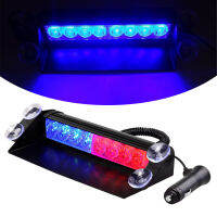 Magic ColorM 1PC 8LED Automotive Firemen Police Flashing Signal Light 12V24V Car Signal Emergency Warning Strobe Lamp