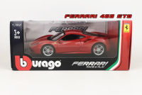 โมเดลรถเหล็ก FERRARI 488 GTB  BBURAGO SCALE 1:24