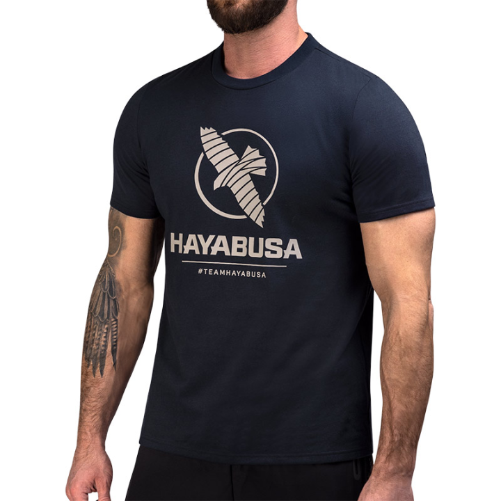 hayabusa-hayabusa-ชุดแขนสั้นกีฬาสำหรับทั้งหญิงและชายคอกลมพร้อมส่งเสื้อยืดออกกำลังกาย
