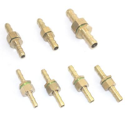 ✕๑✹ NuoNuoWell 1Pc Brass Hose Repair Connector 6.5/7/8/8.5/9/10/13mm Equal Size Union Pipe Adapter With Free Sleeve