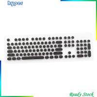 ~ Round Keycaps Double Shot PBT Full 108 Key Set Retro Punk Typewriter-Style