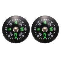 2X Oil Filled Button Compass - Ultra Compact 20mm - Mini SAS Survival Bushcraft