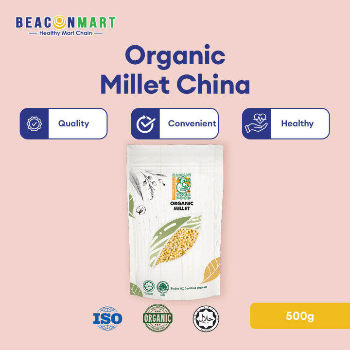 [Beacon Mart Radiant ] Organic Millet China NonGlutinous 有机小米