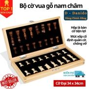 Bộ cờ vua gỗ nam châm cao cấp