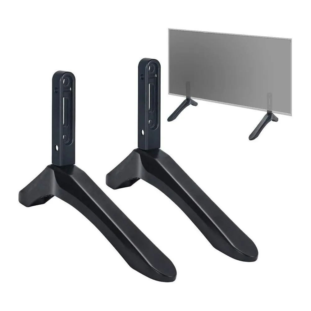 2pcs Universal Tv Stand Base Mount For 32 65 Inch Samsung Vizio Sony Lcd Tv Not For Lg Tv Black Television Bracket Table Holder Lazada Ph