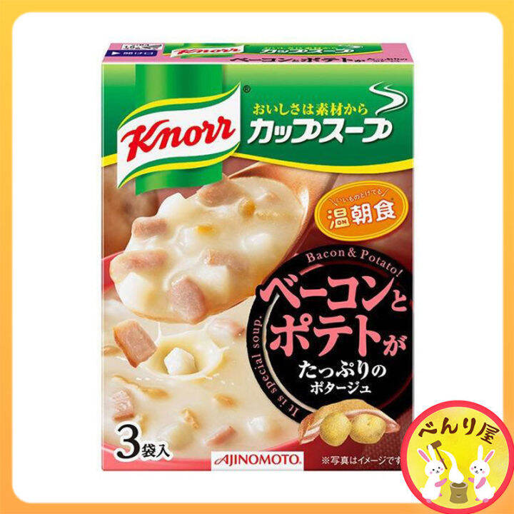 Ajinomoto Knorr ซุปเบคอนมันฝรั่ง ซุปข้น คนอร์ ซุปกึ่งสำเร็จรูป ซุปผง