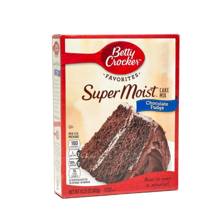 Betty Crocker Super Moist Chocolate Fudge Cake Mix 432g | Lazada PH