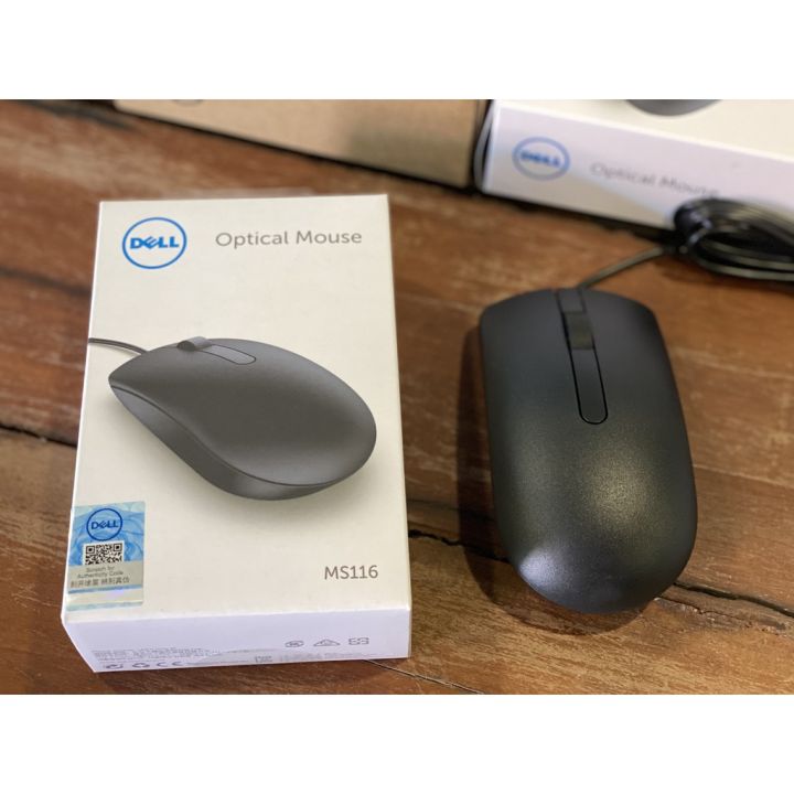 โปรแรงประจำเดือน-dell-optical-mouse-ms116-black-original-พร้อมกล่อง-ของแท้100-ประกันศูนย์ไทย-ราคาถูก-ขายดี-เกมมิ่ง-สะดวก-อุปกรณ์อิเล็กทรอนิกส์