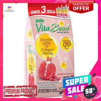 เจเล่ไวตาบีดคิวเทนทับทิม150มล.แพ็ค 3JELE VITA BEAD CO Q10 POMEGRANATE 150ML PACK 3