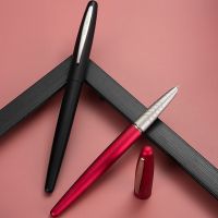 Hongdian HD-617G Fountain ปากกาสีแดง Koi Iridium Extra Fine 0.38มม. Nib ปากกาหมึกโลหะสำนักงานธุรกิจเขียนอุปกรณ์โรงเรียน