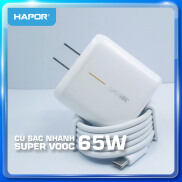 Bộ sạc nhanh Supper Vooc 65w cho Oppo Samsung Xiaomi Realme hàng chính
