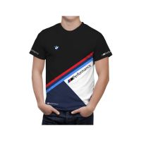 2023 NEW   BMW mens Performance black T-Shirt Short Sleeve cool Fans  (Contact online for free design of more styles: patterns, names, logos, etc.)