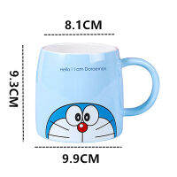 480ML Creative Cartoon Ceramic Mugs For Coffee Milk Juice Water Cups Doraemon