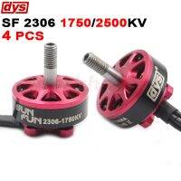 4 Piezas Sol-Divertido SF2306 2306/1750/2500KV 4-5 S CW Hilo De Motor Sin Escobillas Para โดรนอาร์ซี Quadcopter สำหรับแข่ง FPV RC