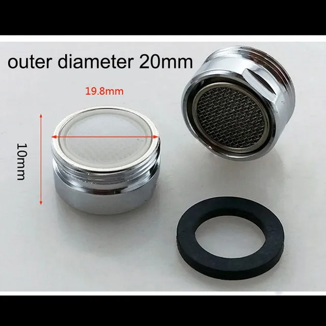 Faucet Tap Aerator Nozzle Sprayer Filter ประหยัดน้ำชาย/หญิง Chrome