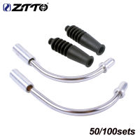 ZTTO 50100 Sets MTB bike V ke Noodles Mountain Bicycle Accessories Cable Guide Bend Tube Plastic Sleeves Protector Hose