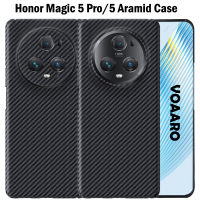 Funda For Honor Magic 5 Pro เคสบางพิเศษ Aramid เคลือบด้าน Capa สำหรับ Honor Magic Magic 5 Magic5 Pro คาร์บอนแท้ Aramid ฝาปิดคาร์บอนไฟเบอร์