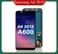 100% ทดสอบแล้ว5.6 "A6จอ LCD สำหรับ SAMSUNG Galaxy 2018 A600ชิ้นส่วนจอสัมผัสแอลซีดีของเครื่องแปลงดิจิทัล A600F SM-A600FN A600FN แอลซีดี DS