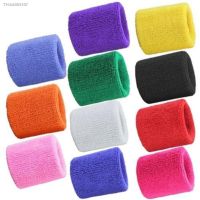 ₪❉ 2Pcs Wrist Sweatband Tennis Sport Wristband Volleyball Gym Wrist Brace Support Sweat Band Towel Bracelet Protector 8cm Standard