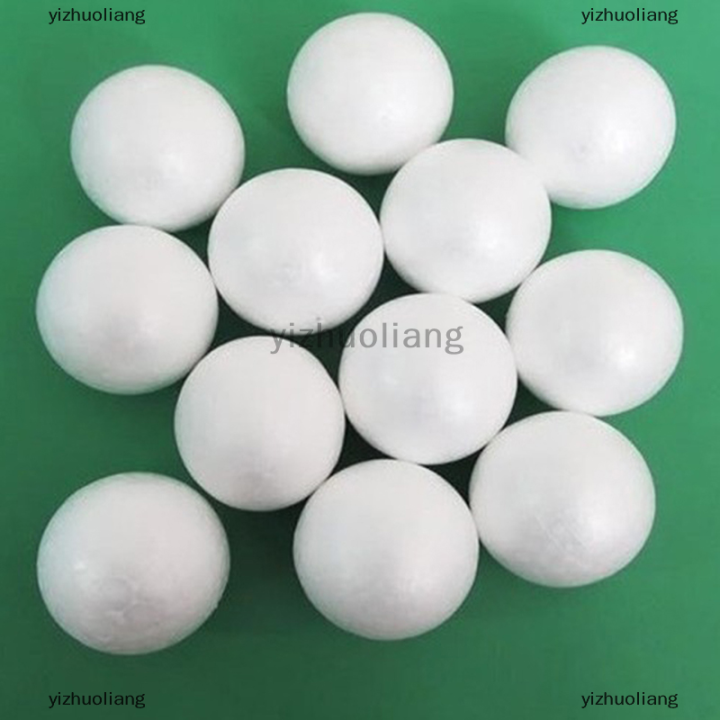 yizhuoliang-10รอบสีขาว80mm-polystyrene-foam-ball-การสร้างแบบจำลองทรงกลม-styrofoam-craft