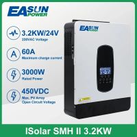 Easun Power 3200VA 3000W Solar Inverter 24V Built in MPPT 80A Solar Controller 230VAC Out-put Voltage Max PV 450VDC Support WIFI